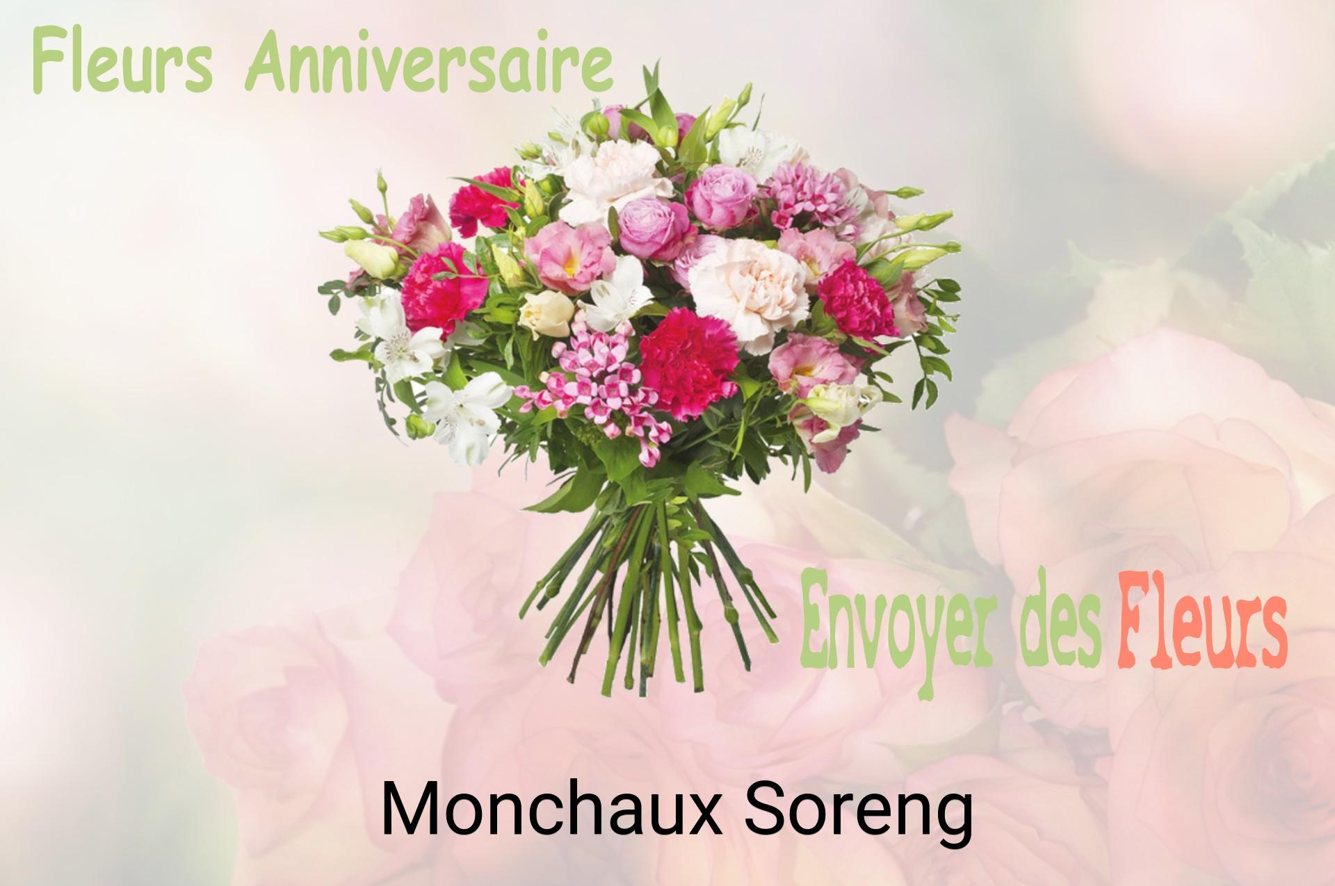 Bouquet de fleurs d’anniversaire livré à Monchaux-Soreng