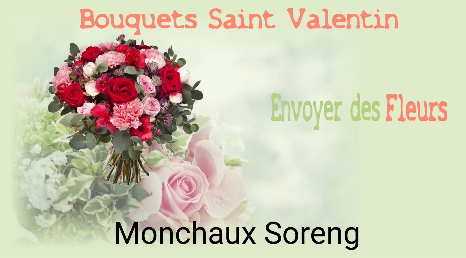 Roses de Saint-Valentin livrées à Monchaux-Soreng